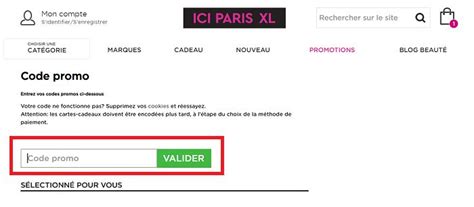 ici paris xl code.